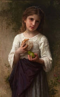 William Adolphe Bouguereau frugal meal Art A4 Photo Print
