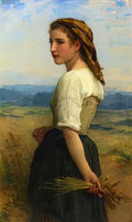 William Adolphe Bouguereau gleaners 1894 Art A4 Photo Print