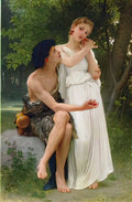 William Adolphe Bouguereau her first jewels 1891 Art A4 Photo Print