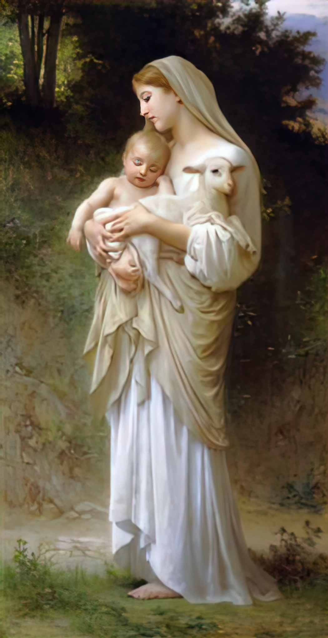 William Adolphe Bouguereau innocence(2) Art A4 Photo Print