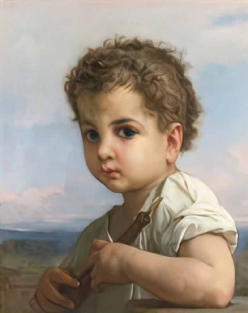 William Adolphe Bouguereau joueur de flute Art A4 Photo Print