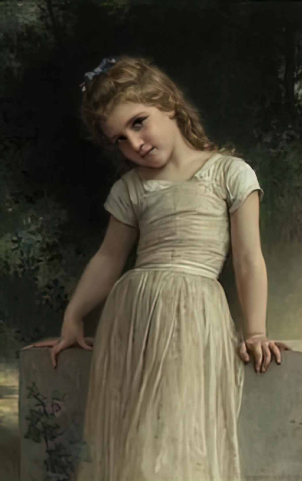 William Adolphe Bouguereau l espi gle Art A4 Photo Print