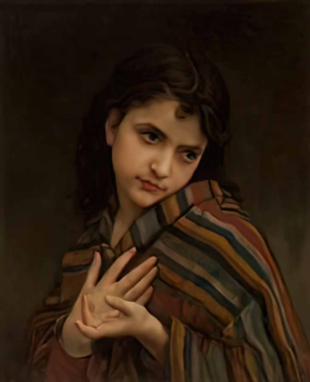 William Adolphe Bouguereau la frileuse Art A4 Photo Print