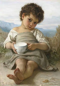 William Adolphe Bouguereau la tasse de lait Art A4 Photo Print