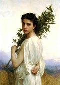 William Adolphe Bouguereau laurel branch A4 Photo Print