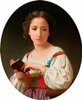William Adolphe Bouguereau le livre d heures Art A4 Photo Print