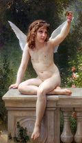 William Adolphe Bouguereau love on the look 1891 Art A4 Photo Print