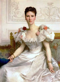 William Adolphe Bouguereau madame la comtesse de cambaceres 1895 Art A4 Photo Print