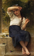 William Adolphe Bouguereau marguerite 1903 Art A4 Photo Print