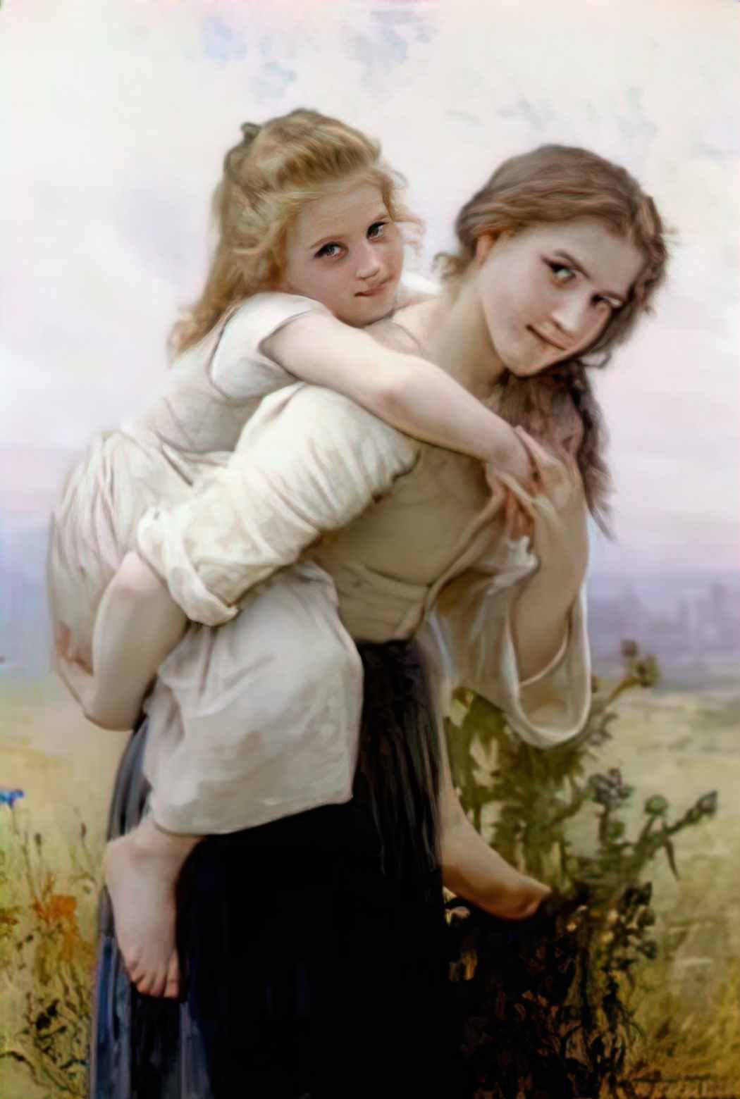 William Adolphe Bouguereau not too much to carry Art A4 Photo Print