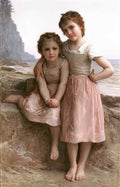 William Adolphe Bouguereau on greve 1896 Art A4 Photo Print