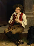 William Adolphe Bouguereau pifferaro 1 Art A4 Photo Print