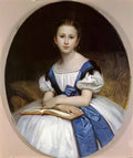 William Adolphe Bouguereau portrait of mlle brissac 1863 Art A4 Photo Print