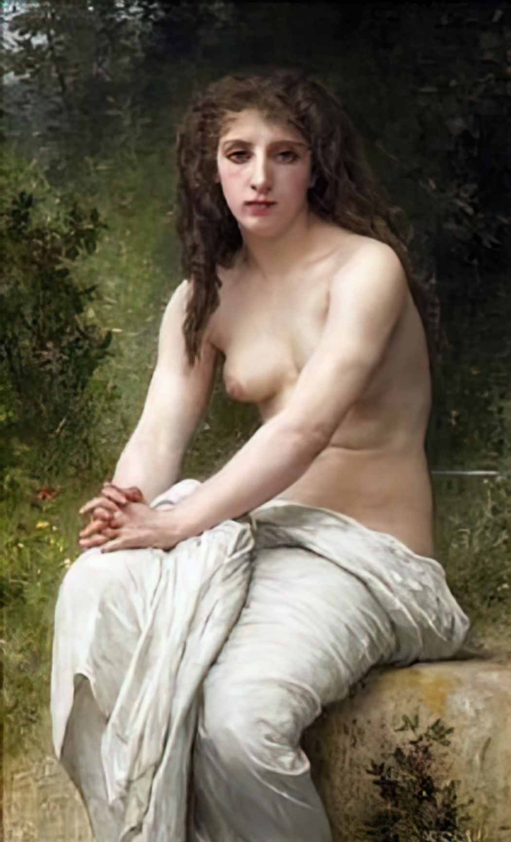 William Adolphe Bouguereau reflection Art A4 Photo Print