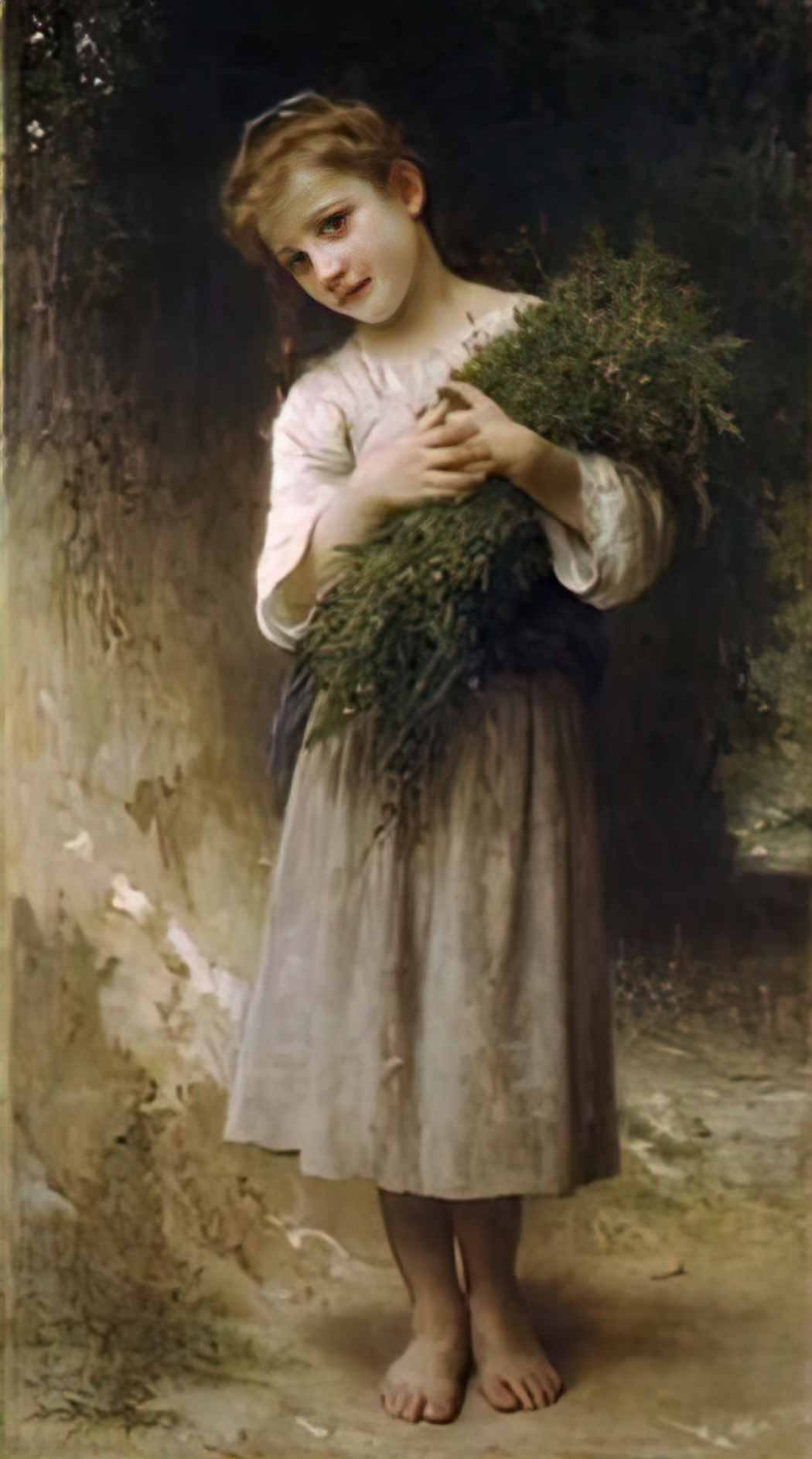 William Adolphe Bouguereau retour des champs 1 Art A4 Photo Print