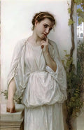 William Adolphe Bouguereau reverie 1894 Art A4 Photo Print