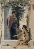 William Adolphe Bouguereau roman charity Art A4 Photo Print