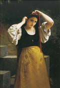 William Adolphe Bouguereau rustic toilet Art A4 Photo Print