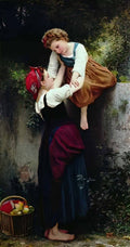 William Adolphe Bouguereau small marauding Art A4 Photo Print