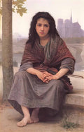 William Adolphe Bouguereau the bohemian 1890 Art A4 Photo Print