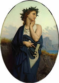 William Adolphe Bouguereau the muse Art A4 Photo Print
