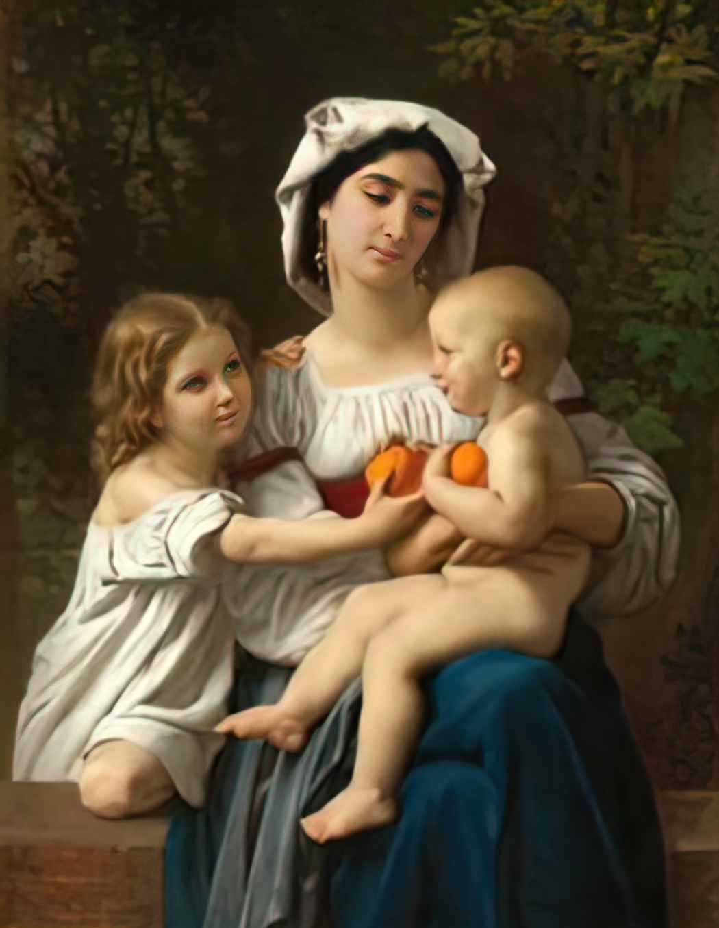 William Adolphe Bouguereau the oranges Art A4 Photo Print
