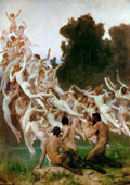 William Adolphe Bouguereau the oreads A4 Photo Print