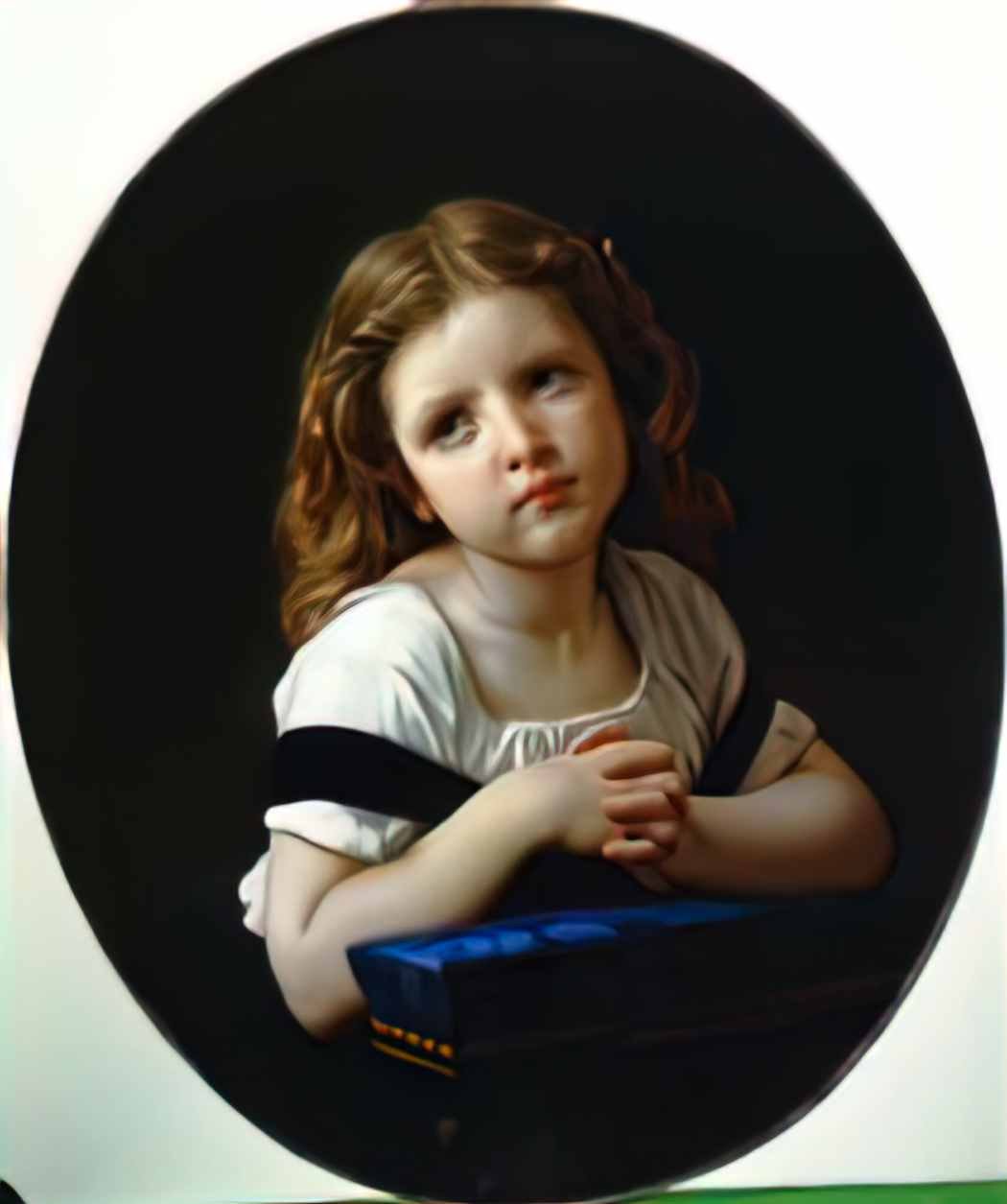 William Adolphe Bouguereau the prayer 1865 Art A4 Photo Print