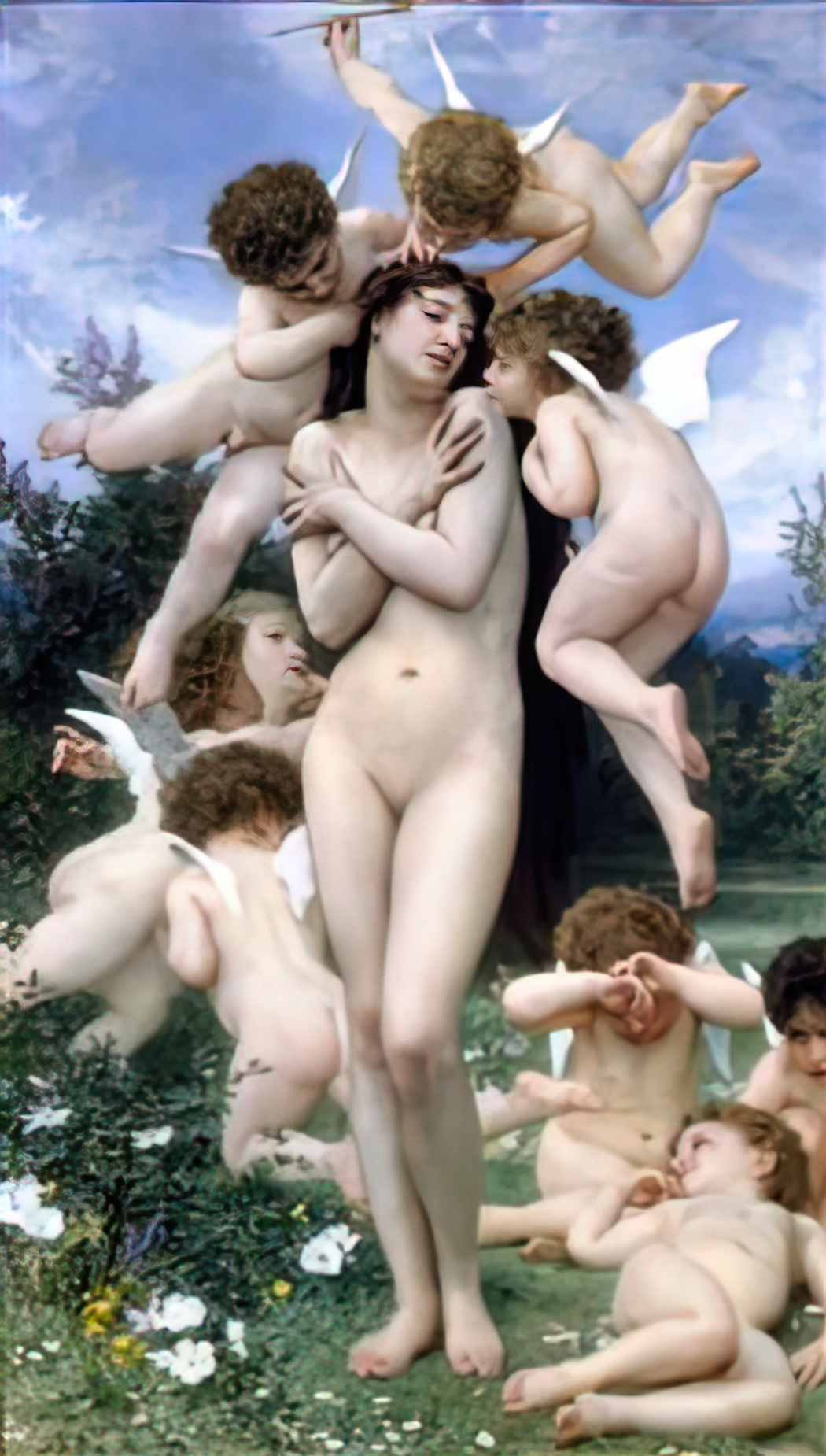 William Adolphe Bouguereau the return of spring Art A4 Photo Print