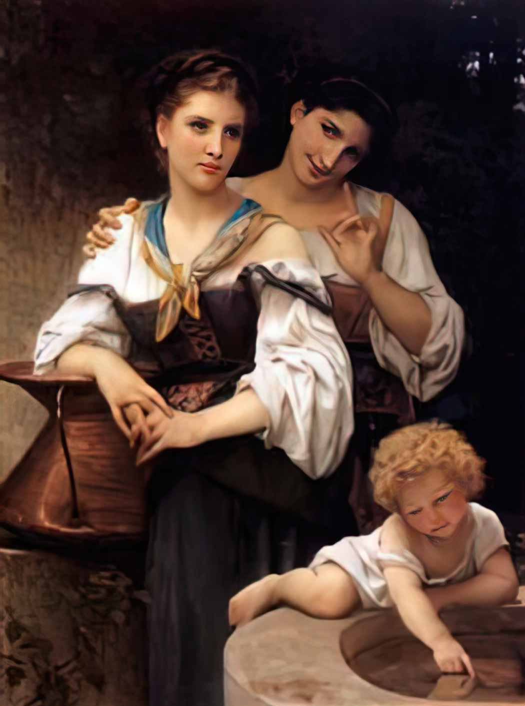 William Adolphe Bouguereau the secret Art A4 Photo Print