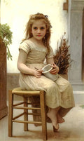 William Adolphe Bouguereau the snack Art A4 Photo Print