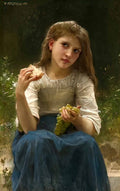 William Adolphe Bouguereau the snack(1) Art A4 Photo Print