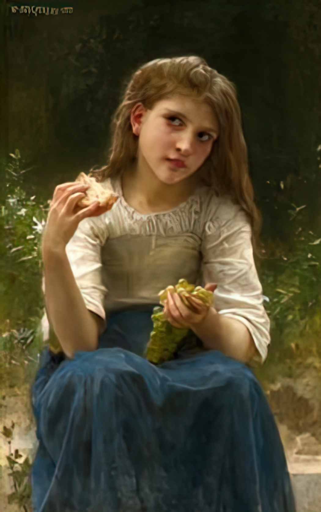 William Adolphe Bouguereau the snack(1) Art A4 Photo Print