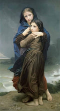 William Adolphe Bouguereau the storm Art A4 Photo Print