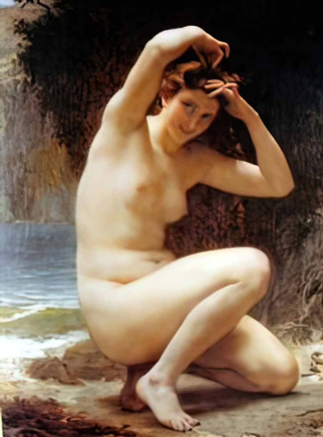 William Adolphe Bouguereau the toilet of venus Art A4 Photo Print