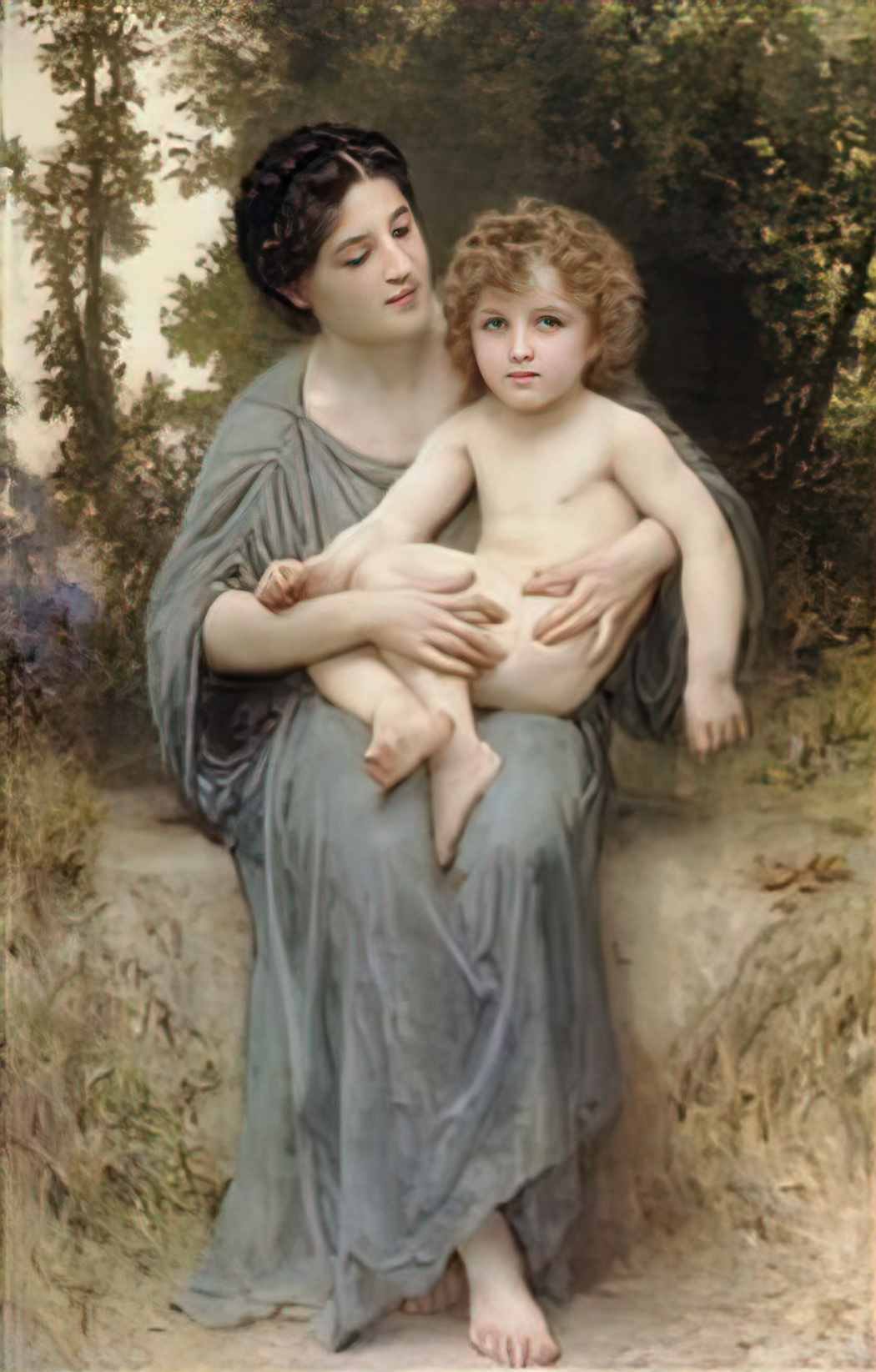 William Adolphe Bouguereau the younger brother 1902 Art A4 Photo Print