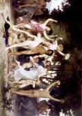 William Adolphe Bouguereau the youth of bacchus CROP A4 Photo Print