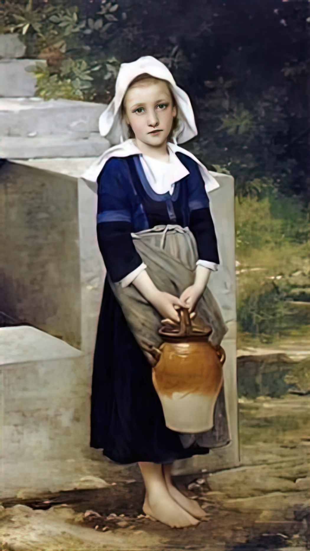 William Adolphe Bouguereau water carrier Art A4 Photo Print
