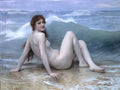 William Adolphe Bouguereau wave 1896 Art A4 Photo Print