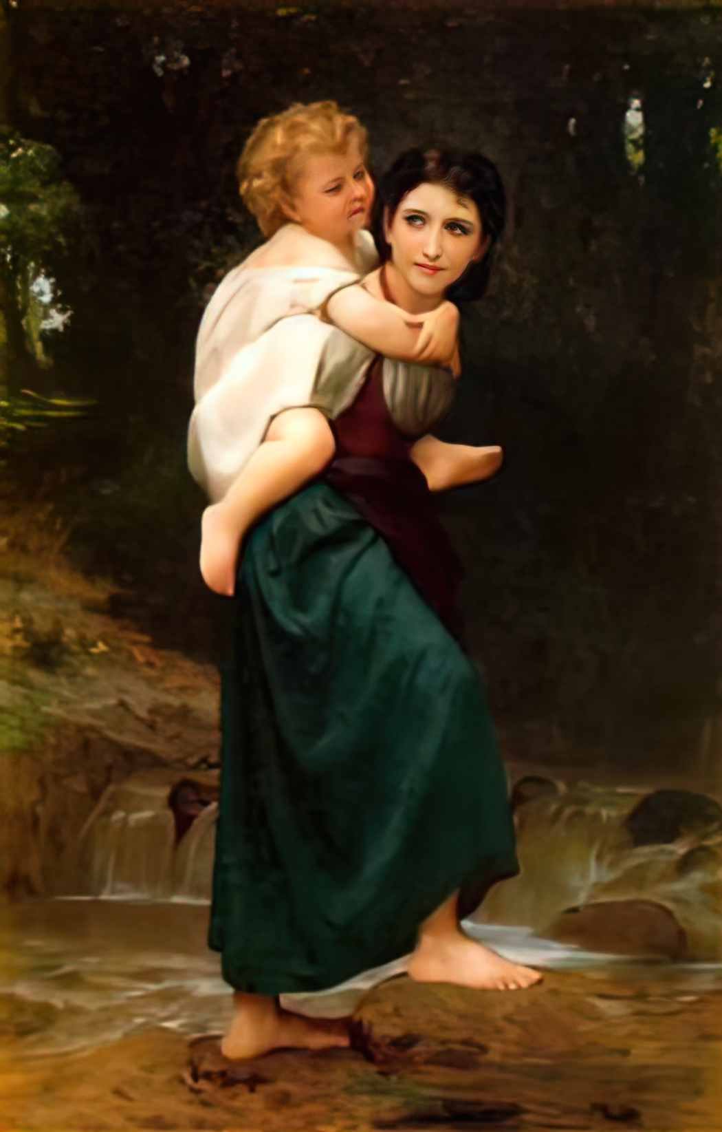 William Adolphe Bouguereau william adolphe bouguereau Art A4 Photo Print