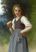 William Adolphe Bouguereau william adolphe bouguereau le go ter aux c Art A4 Photo Print
