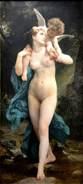 William Adolphe Bouguereau youth and love Art A4 Photo Print