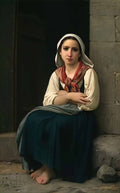 William Adolphe Bouguereau yvonette Art A4 Photo Print
