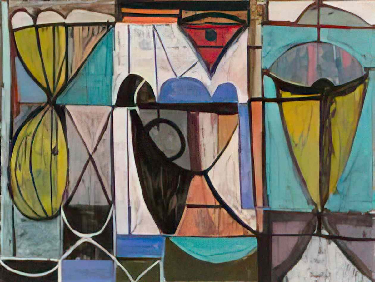 William Baziotes the parachutists 1944 Art A4 Photo Print