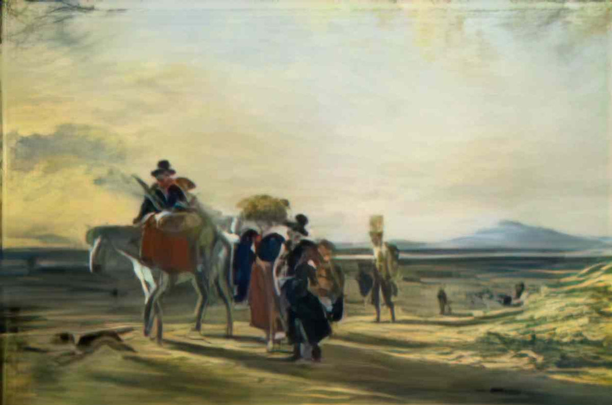 William Collins barmouth sands 1835 Art A4 Photo Print