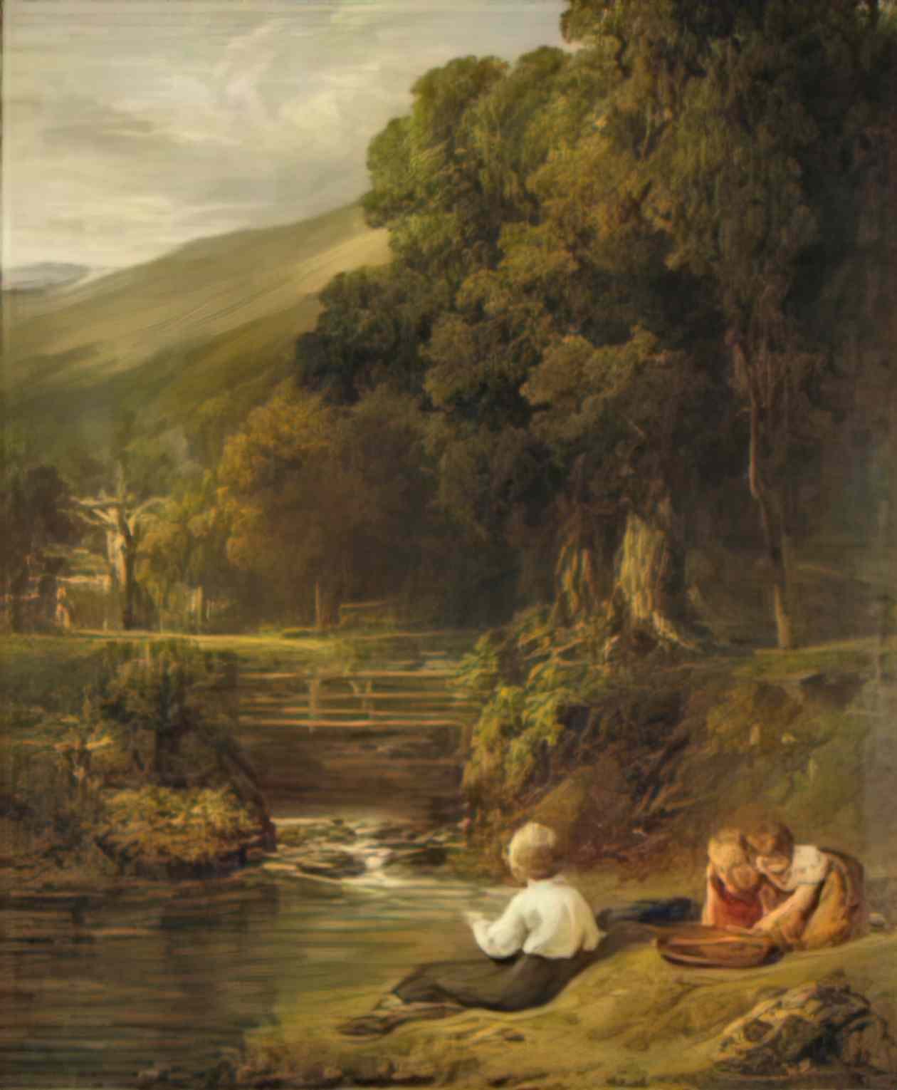 William Collins borrowdale cumbria 1821 Art A4 Photo Print