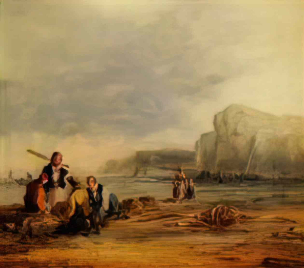 William Collins cromer sands norfolk Art A4 Photo Print