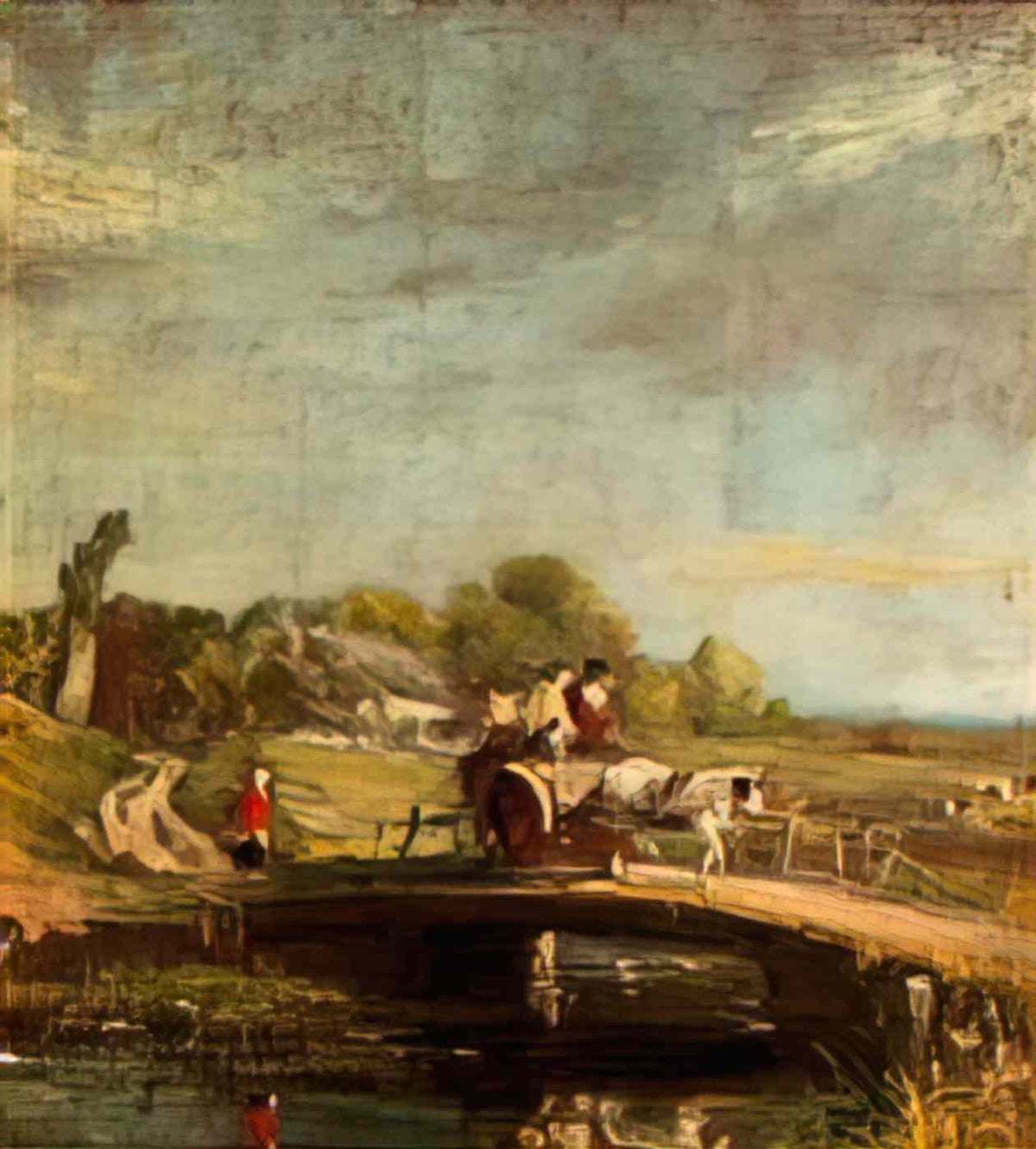 William Collins crossing the bridge Art A4 Photo Print