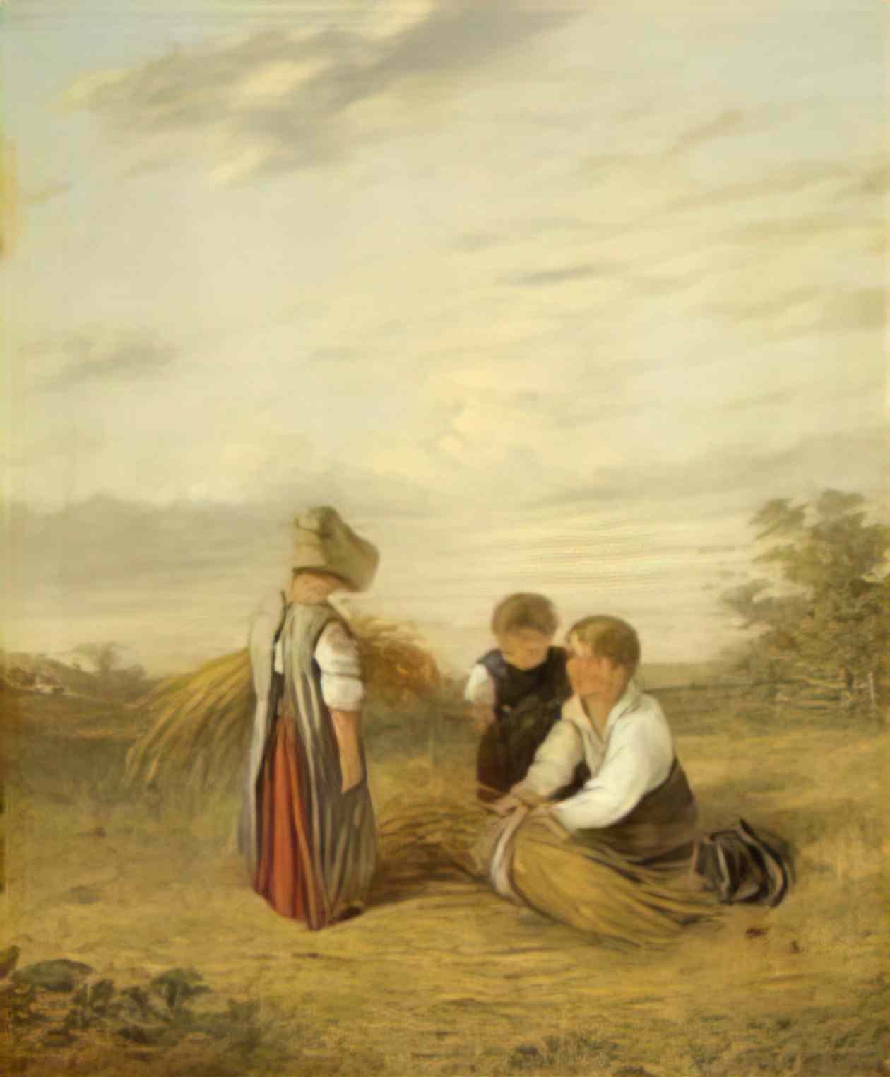 William Collins harvest time Art A4 Photo Print
