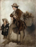 William Collins the broom seller Art A4 Photo Print